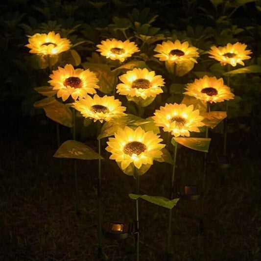 Sunflower Solar Powered Garden Light